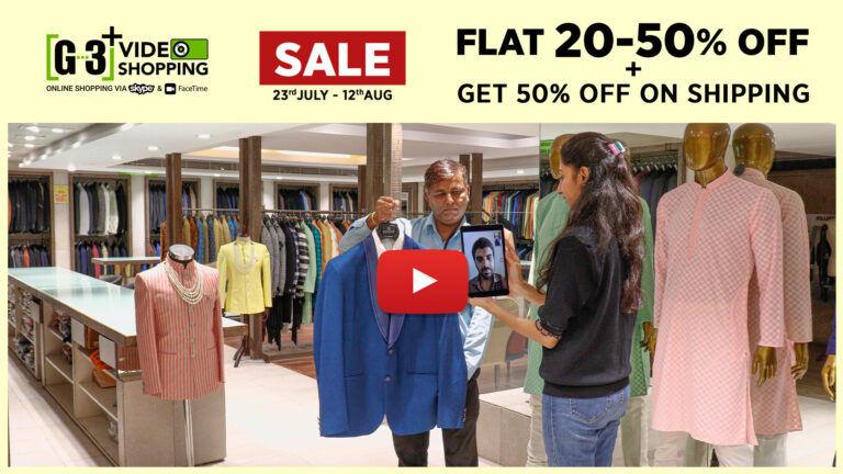 Vídeo de Compras: Mens Sherwani, Kurta Ternos, Indowestern Compras através de Vídeo Chamada