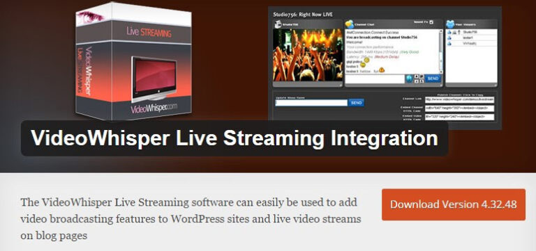 Transmissão ao vivo: Como adicionar ao vivo streaming para seu site WordPress?