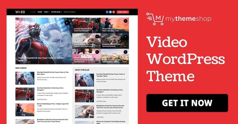 Vídeo De Compras: O Melhor Vídeo Do Tema WordPress @ MyThemeShop