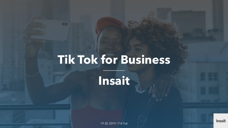 Live Commerce: Tik Tok for business 2019